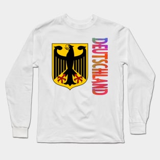 Deutschland - German Coat of Arms Design Long Sleeve T-Shirt